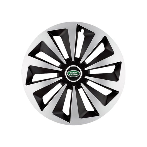 Set 4 capace roti Fox Gri-Negru R14 Compatibil Cu Land Rover