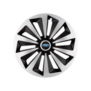 Set 4 capace roti Fox Gri-Negru R15 Compatibil Cu Ford