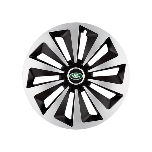 Set 4 capace roti Fox Gri-Negru R15 Compatibil Cu Land Rover