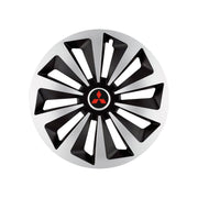 Set 4 capace roti Fox Gri-Negru R15 Compatibil Cu Mitsubishi