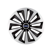Set 4 capace roti Fox Gri-Negru R15 Compatibil Cu Volvo
