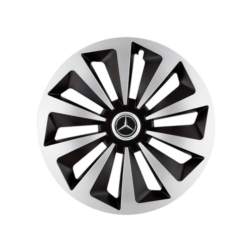 Set 4 capace roti Fox Gri-Negru R16 Compatibil Cu Mercedes