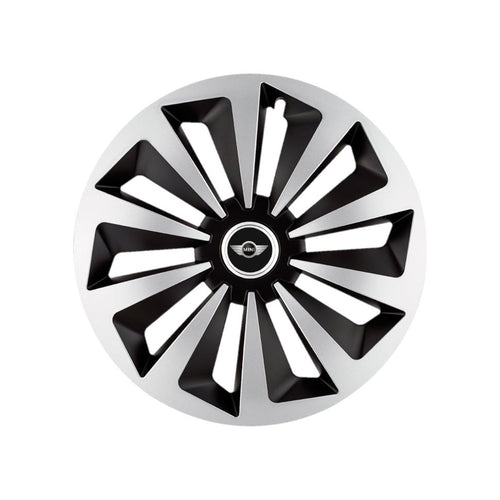 Set 4 capace roti Fox Gri-Negru R16 Compatibil Cu Mini Cooper