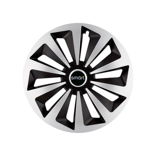 Set 4 capace roti Fox Gri-Negru R16 Compatibil Cu Smart