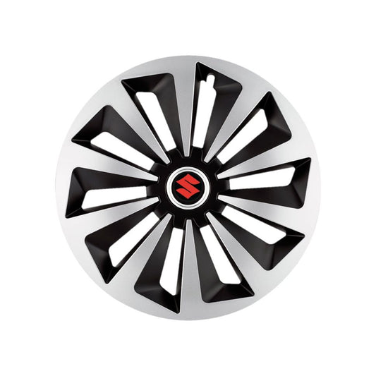 Set 4 capace roti Fox Gri-Negru R16 Compatibil Cu Suzuki