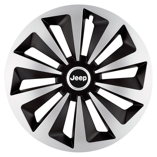 4 darabos Fox szürke-fekete R17-es dísztárcsa Jeep személygépkocsikhoz