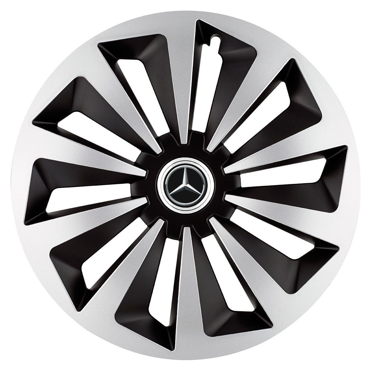Set 4 capace roti Fox Gri-Negru R17 pentru gama auto Mercedes-Benz