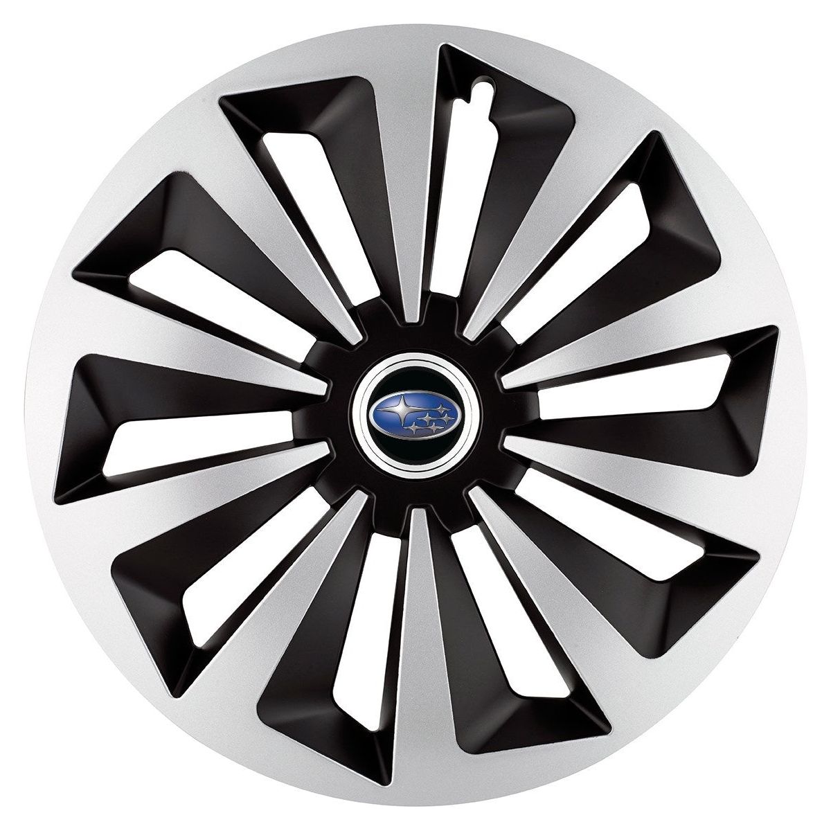 Set 4 capace roti Fox Gri-Negru R17 pentru gama auto Subaru