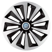 Set 4 capace roti Fox Gri-Negru R17 pentru gama auto Volkswagen