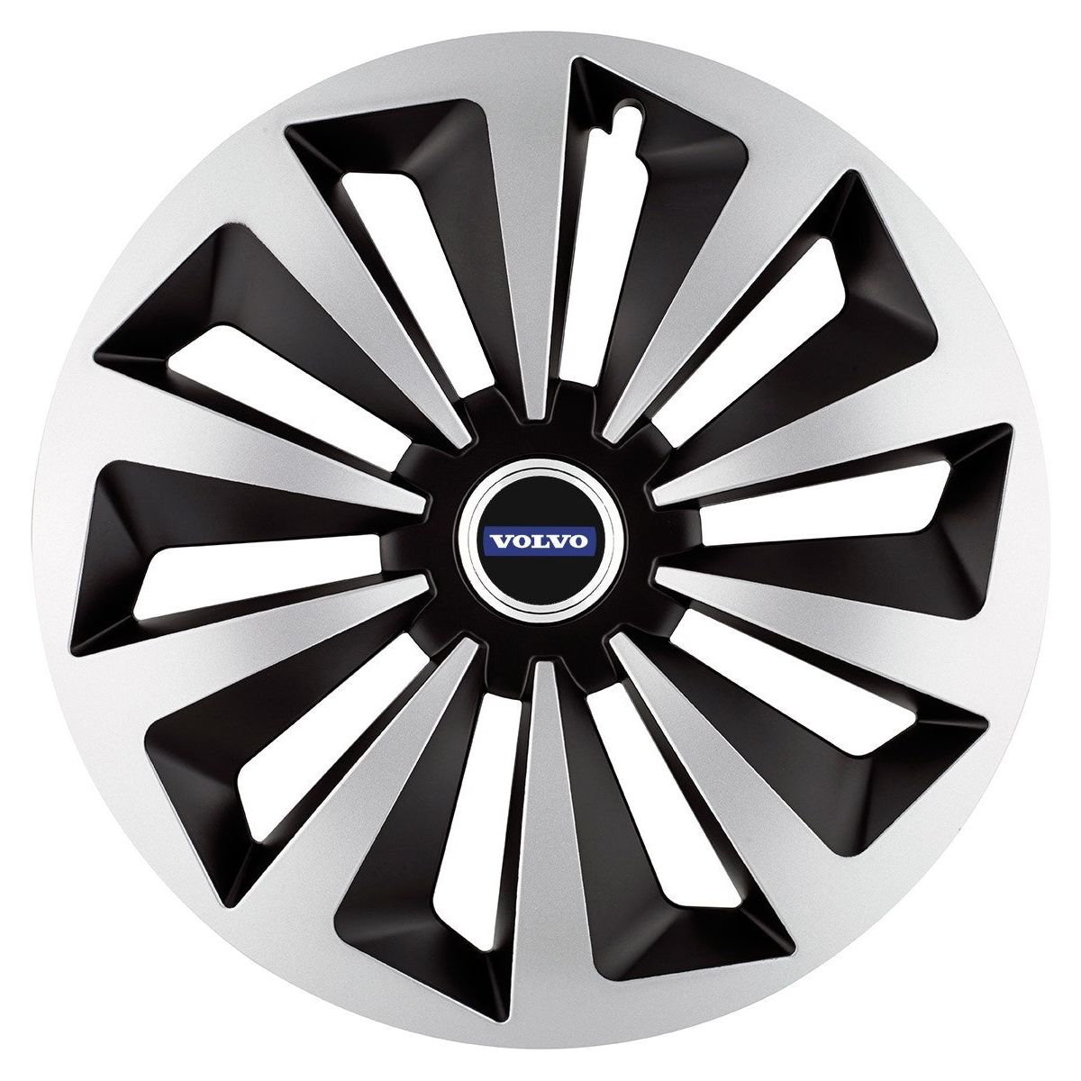 Set 4 capace roti Fox Gri-Negru R17 pentru gama auto Volvo