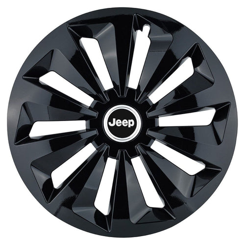 Set 4 capace roti Fox negru R14 Compatibil Cu Jeep