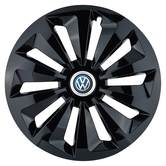 Set 4 capace roti Fox negru R14 Compatibil Cu Volkswagen