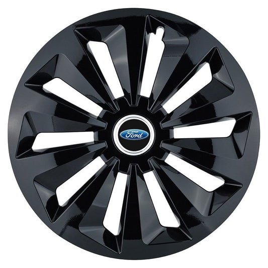 Set 4 capace roti Fox negru R15 Compatibil Cu Ford