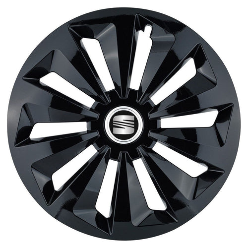 Set 4 capace roti Fox negru R15 Compatibil Cu Seat