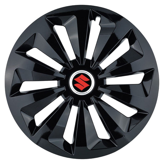 Set 4 capace roti Fox negru R15 Compatibil Cu Suzuki