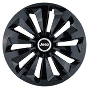 Set 4 capace roti Fox negru R16 Compatibil Cu Jeep