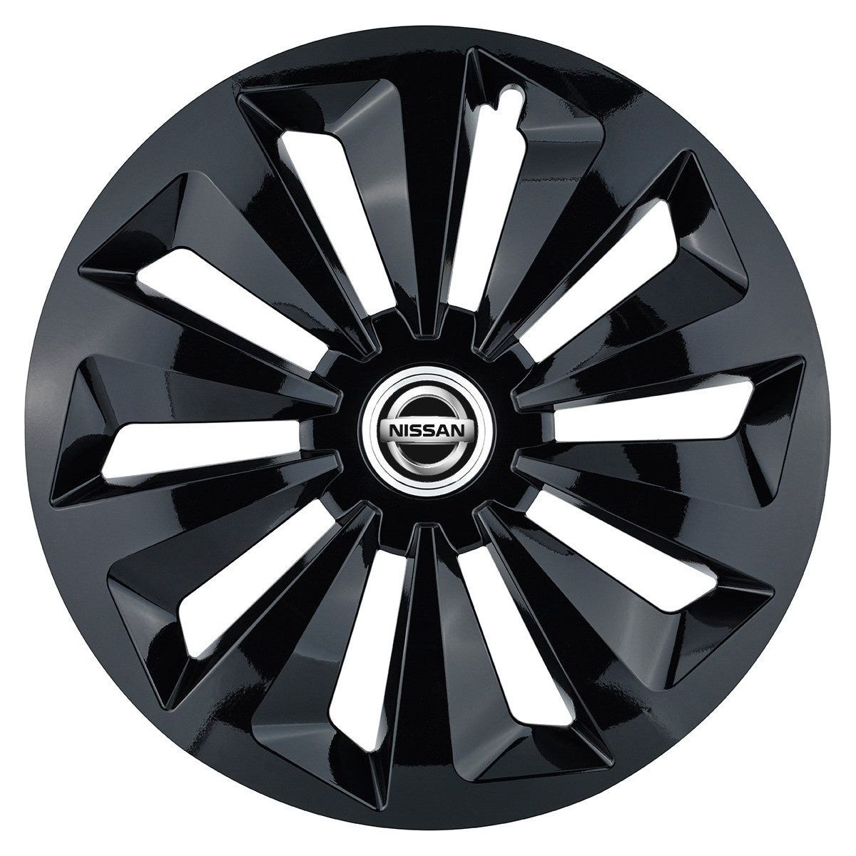 Set 4 capace roti Fox negru R16 Compatibil Cu Nissan