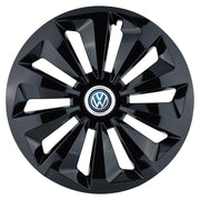 Set 4 capace roti Fox negru R16 Compatibil Cu Volkswagen