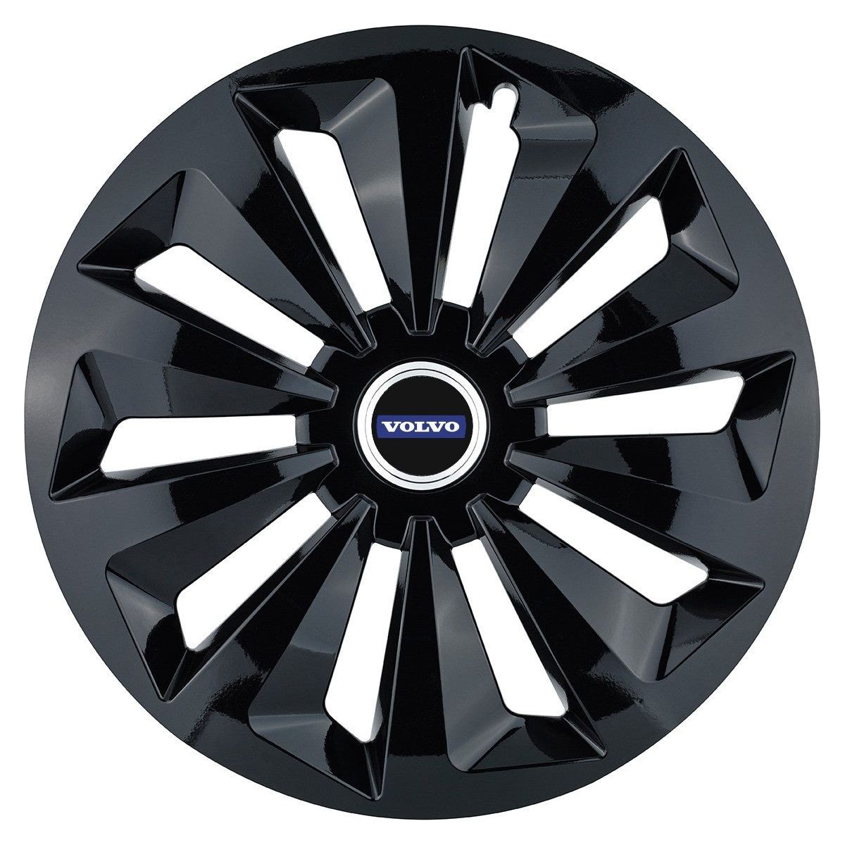 Set 4 capace roti Fox negru R16 pentru gama auto Volvo