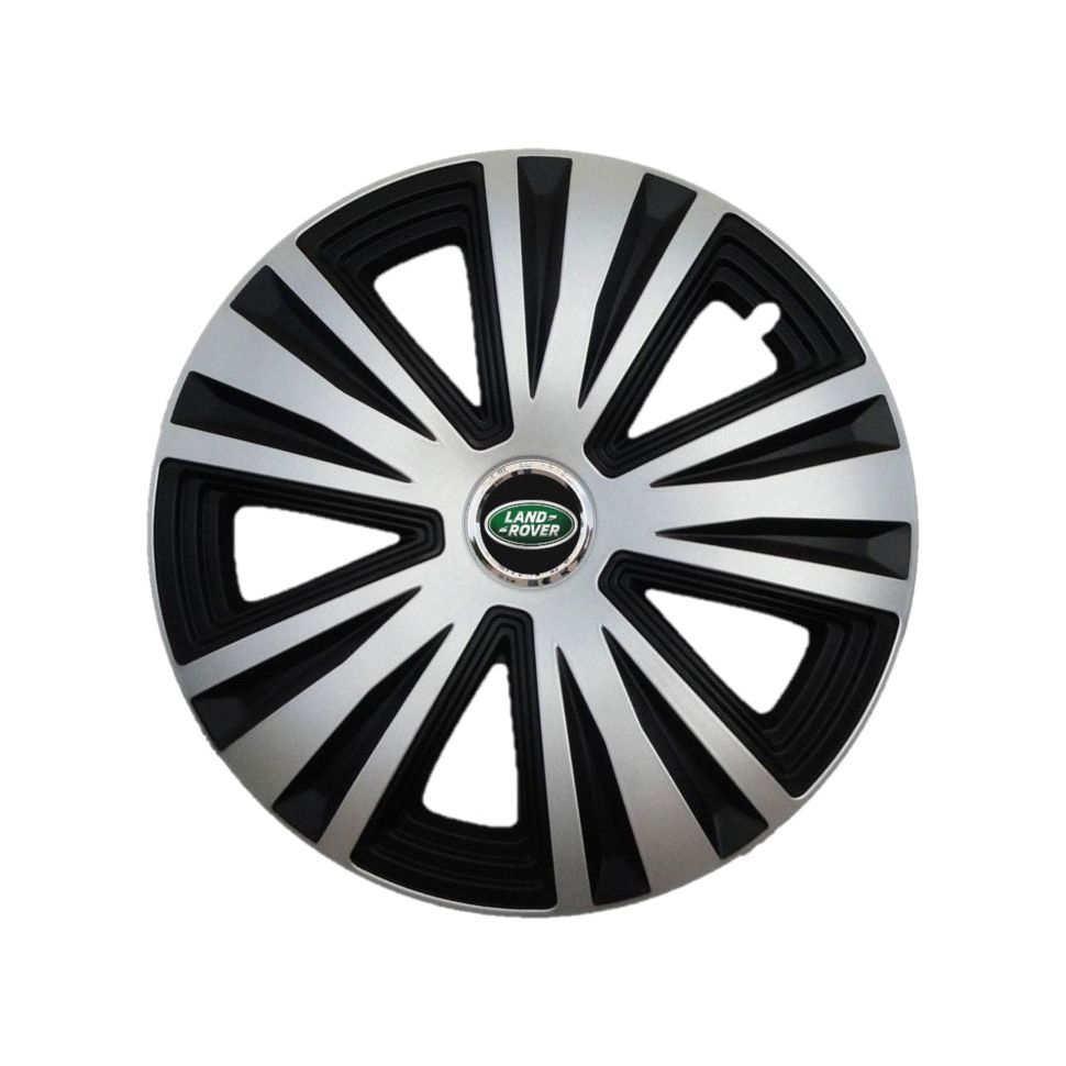 Set 4 capace roti Glory Gri-Negru R16, pentru gama auto Land Rover