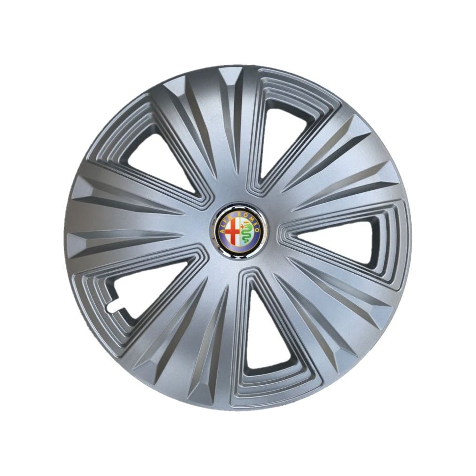 Set 4 capace roti Glory Gri R15 pentru gama auto Alfa Romeo