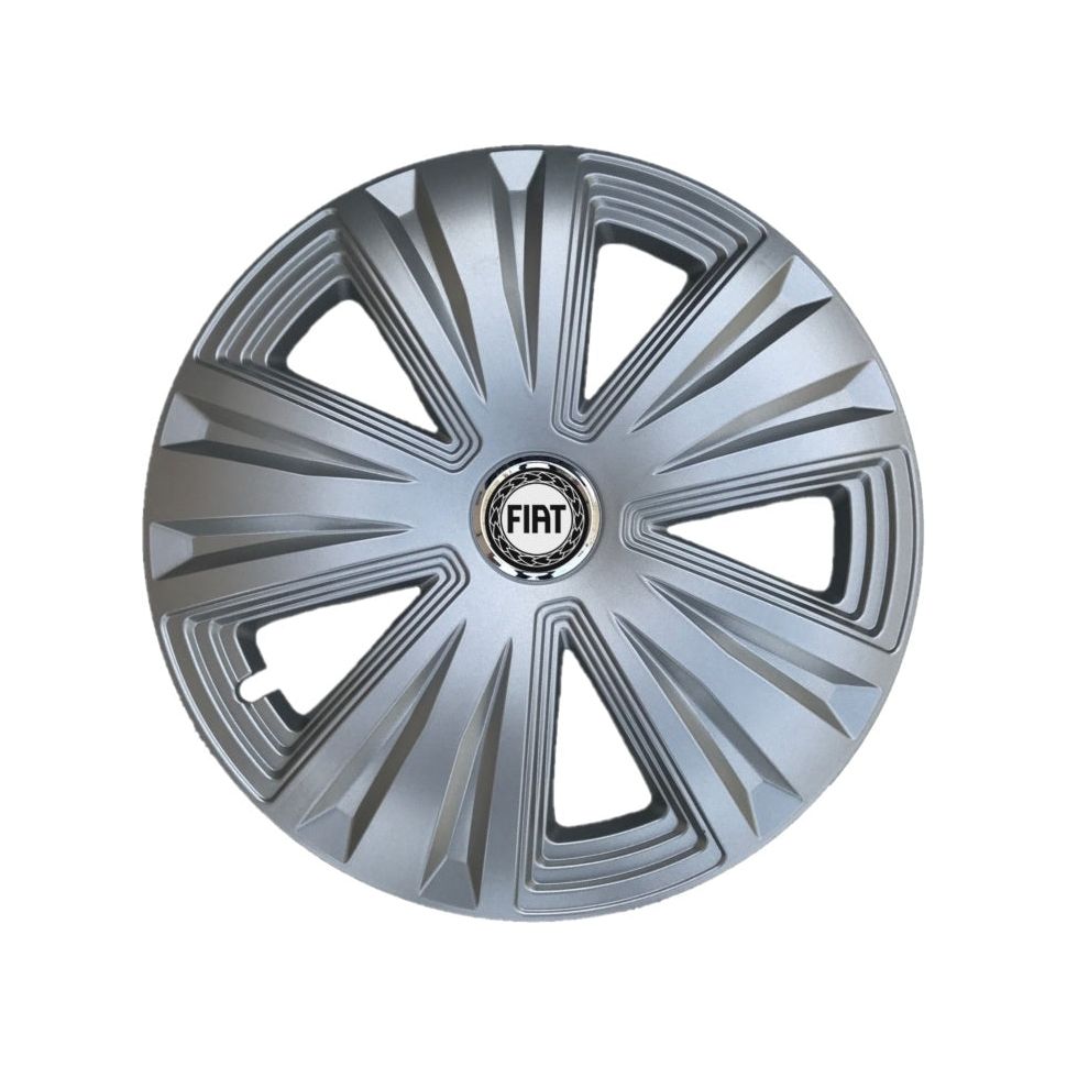 Set 4 capace roti 15 inchi (R15) Glory Gri, Compatibile cu Fiat