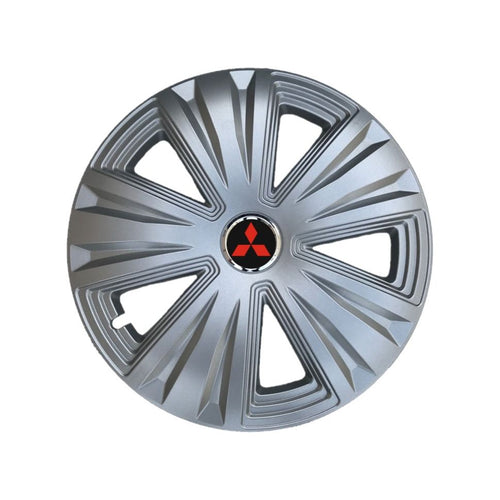 Set 4 capace roti 15 inchi (R15) Glory Gri, Compatibile cu Mitsubishi