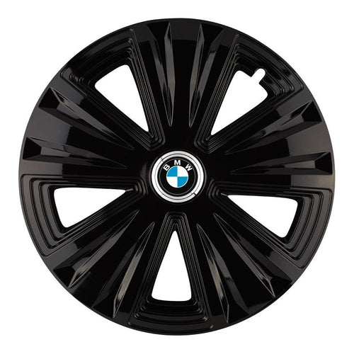 4 db-os Glory fekete R15 dísztárcsa szett, BMW-vel kompatibilis