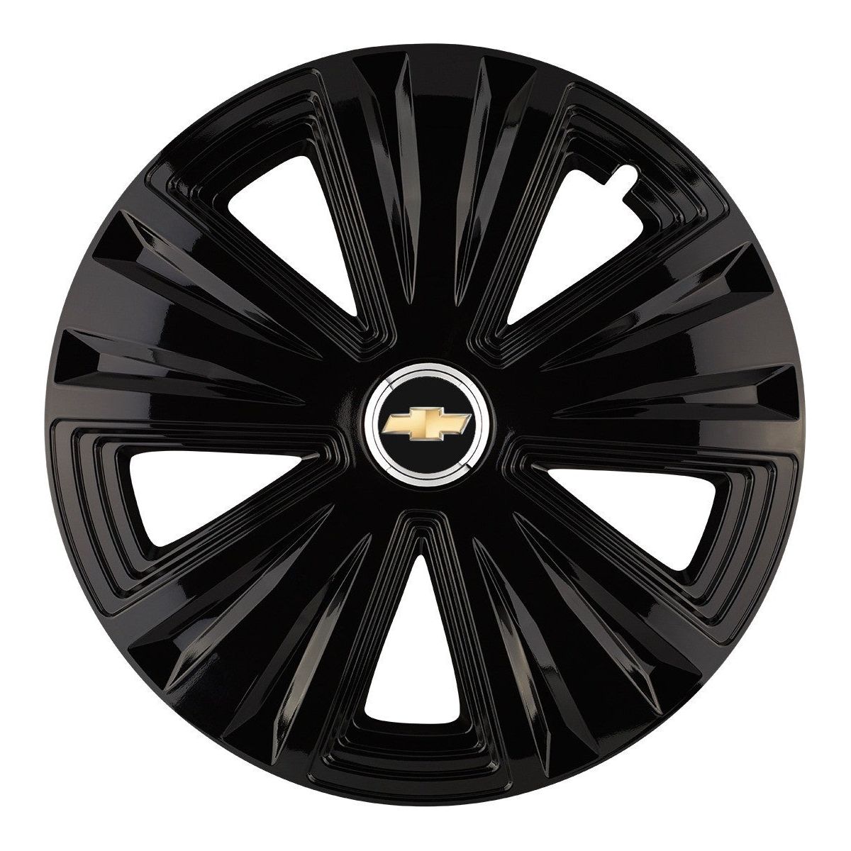 Set 4 capace roti Glory negru R16 pentru gama auto Chevrolet