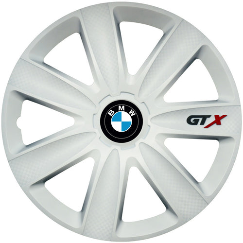 Set 4 Capace Roti GTX Alb R15, Compatibil Cu BMW