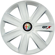 Set 4 Capace Roti GTX Alb R16, Compatibil Cu Alfa Romeo