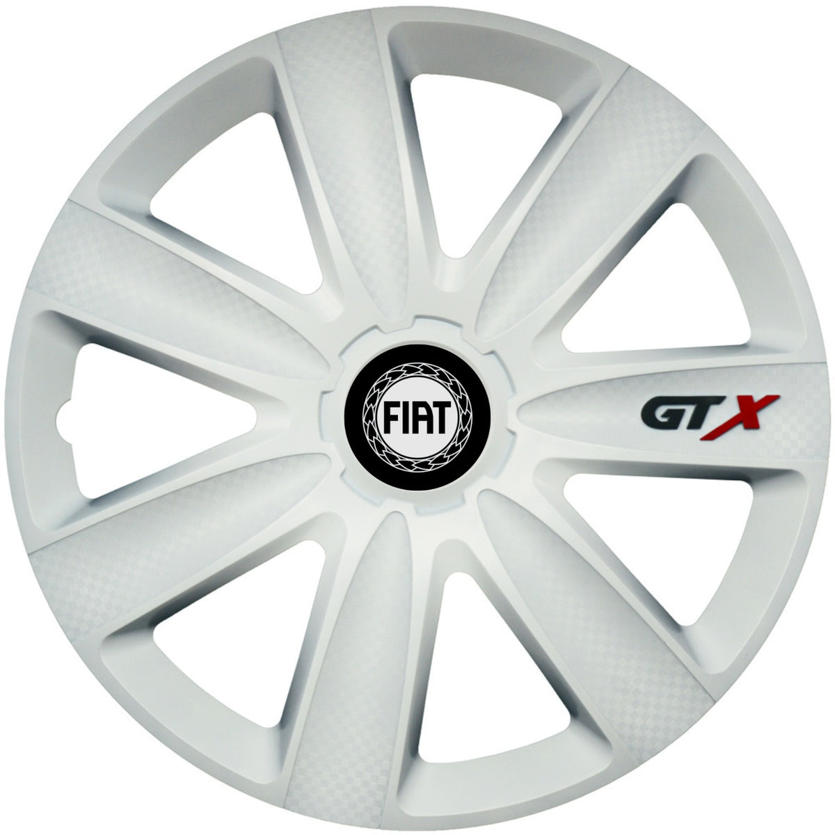 Комплект 4 таса GTX бели R16, съвместими с Fiat