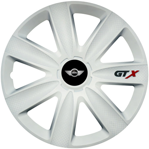 Set 4 Capace Roti GTX Alb R16, Compatibil Cu Mini