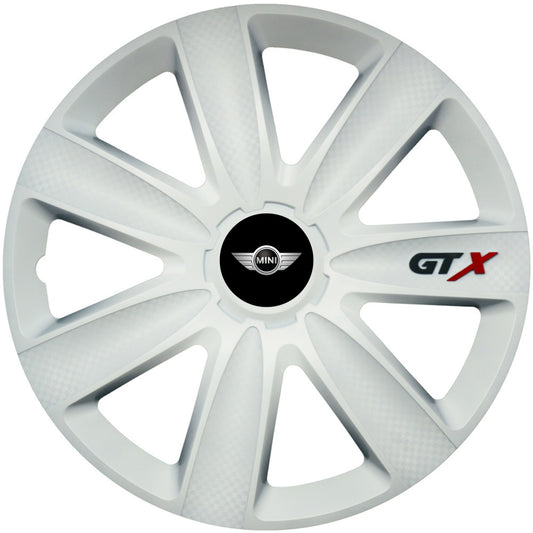 Set 4 Capace Roti GTX Alb R16, Compatibil Cu Mini