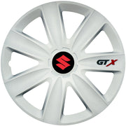 Set 4 Capace Roti GTX Alb R16, Compatibil Cu Suzuki
