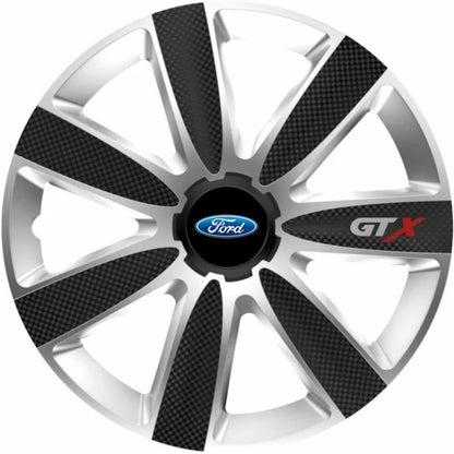 4 db-os GTX karbon kerékszett szürke-fekete R14, Fordhoz