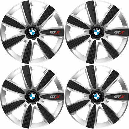 Set 4 Capace Roti GTX Carbon Gri-Negru R17, Pentru BMW