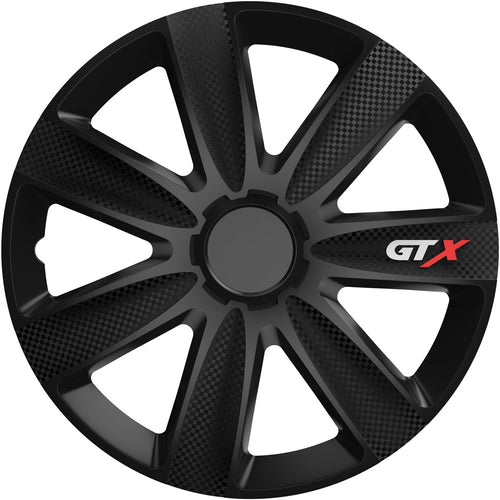 Комплект 4 таса GTX Carbon, черни, R14