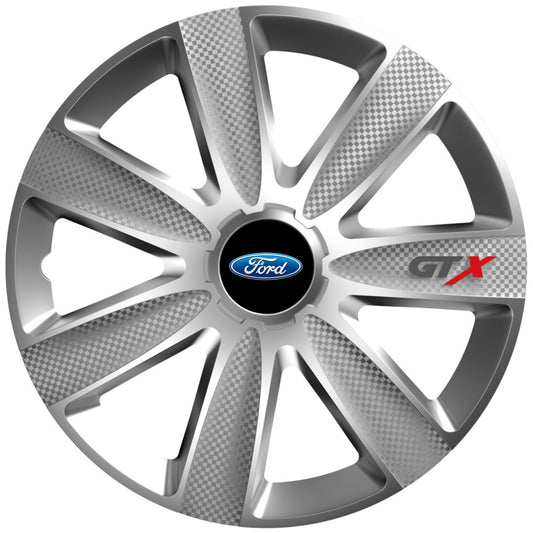 Комплект 4 таса GTX сиви R14, за Ford