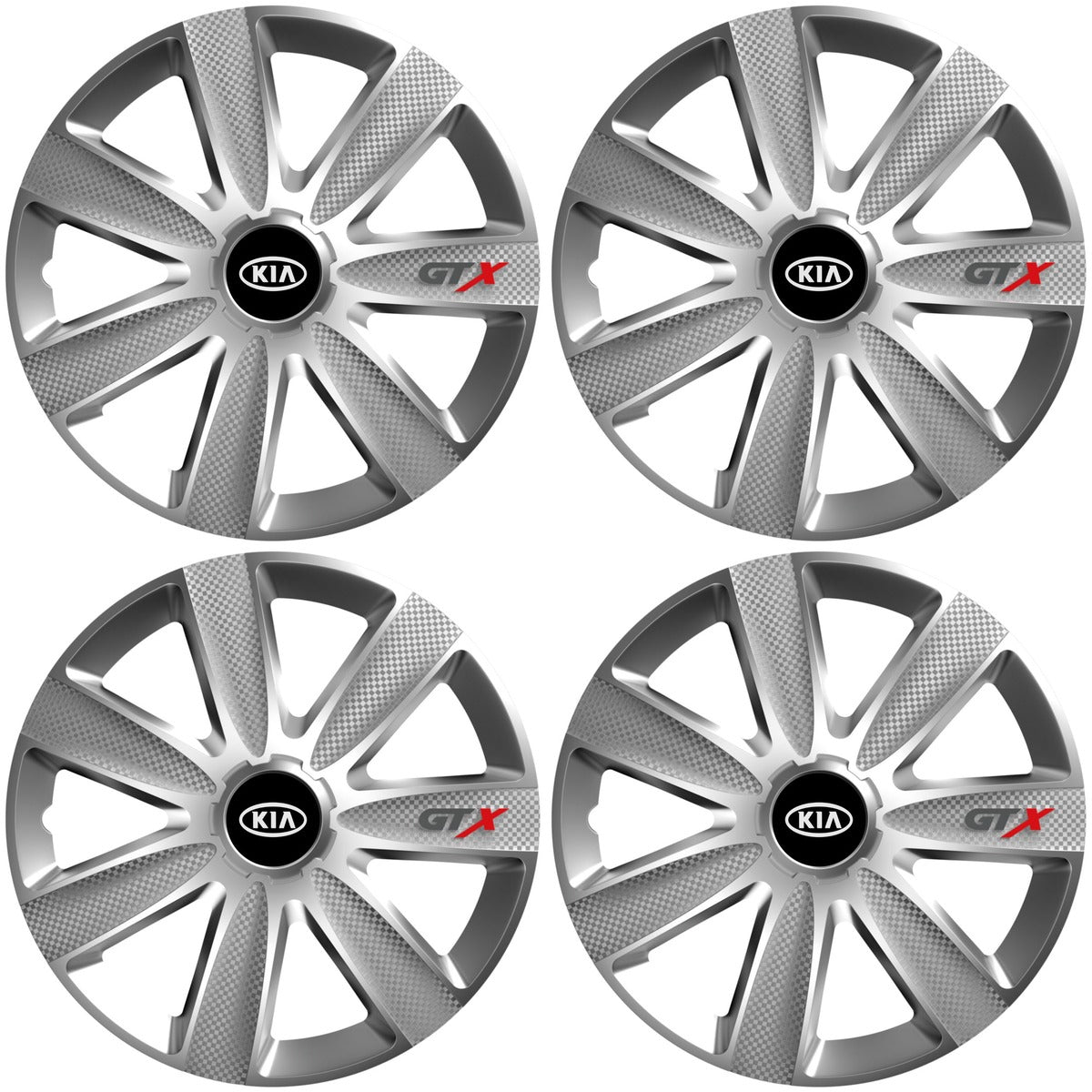 Set 4 Capace Roti GTX Gri R14, Pentru Kia