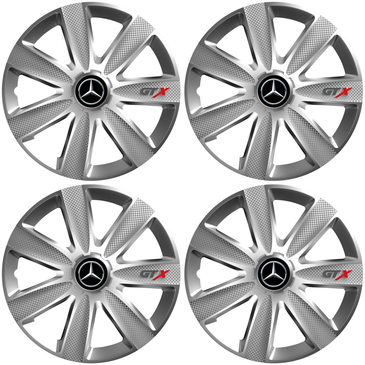 Set 4 Capace Roti GTX Gri R14, Pentru Mercedes
