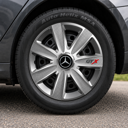 Set 4 Capace Roti GTX Gri R14, Pentru Mercedes