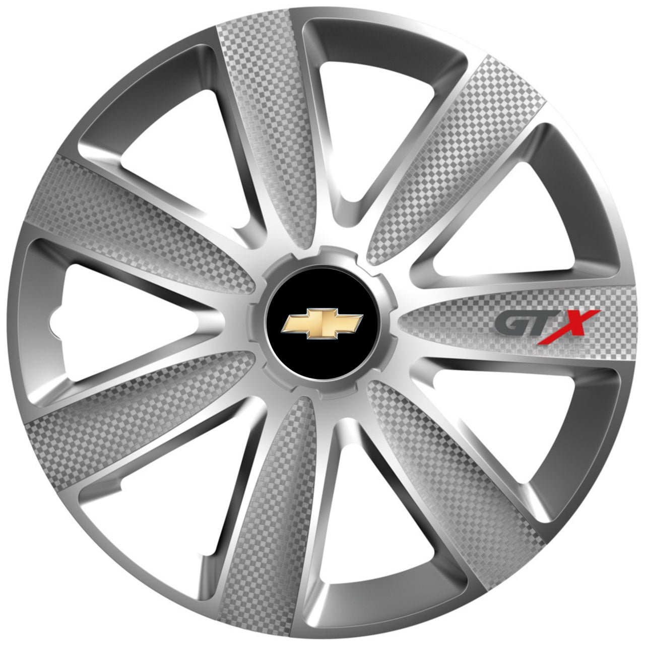 Set 4 Capace Roti GTX Gri R15, Pentru Chevrolet