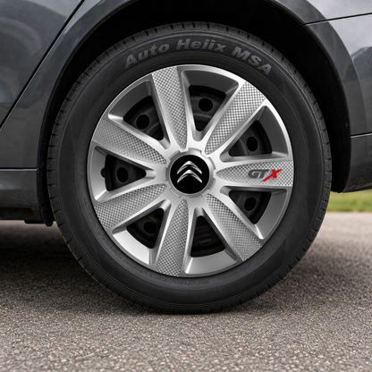 Set 4 Capace Roti GTX Gri R15, Pentru Citroen