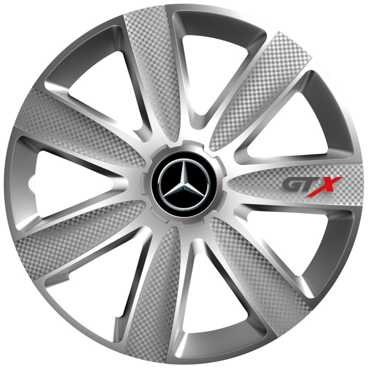 Set 4 Capace Roti GTX Gri R15, Pentru Mercedes