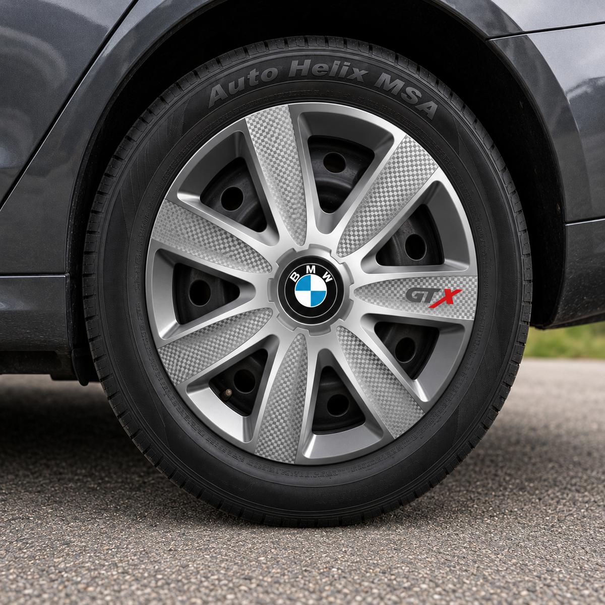 Set 4 Capace Roti GTX Gri R16, Pentru BMW