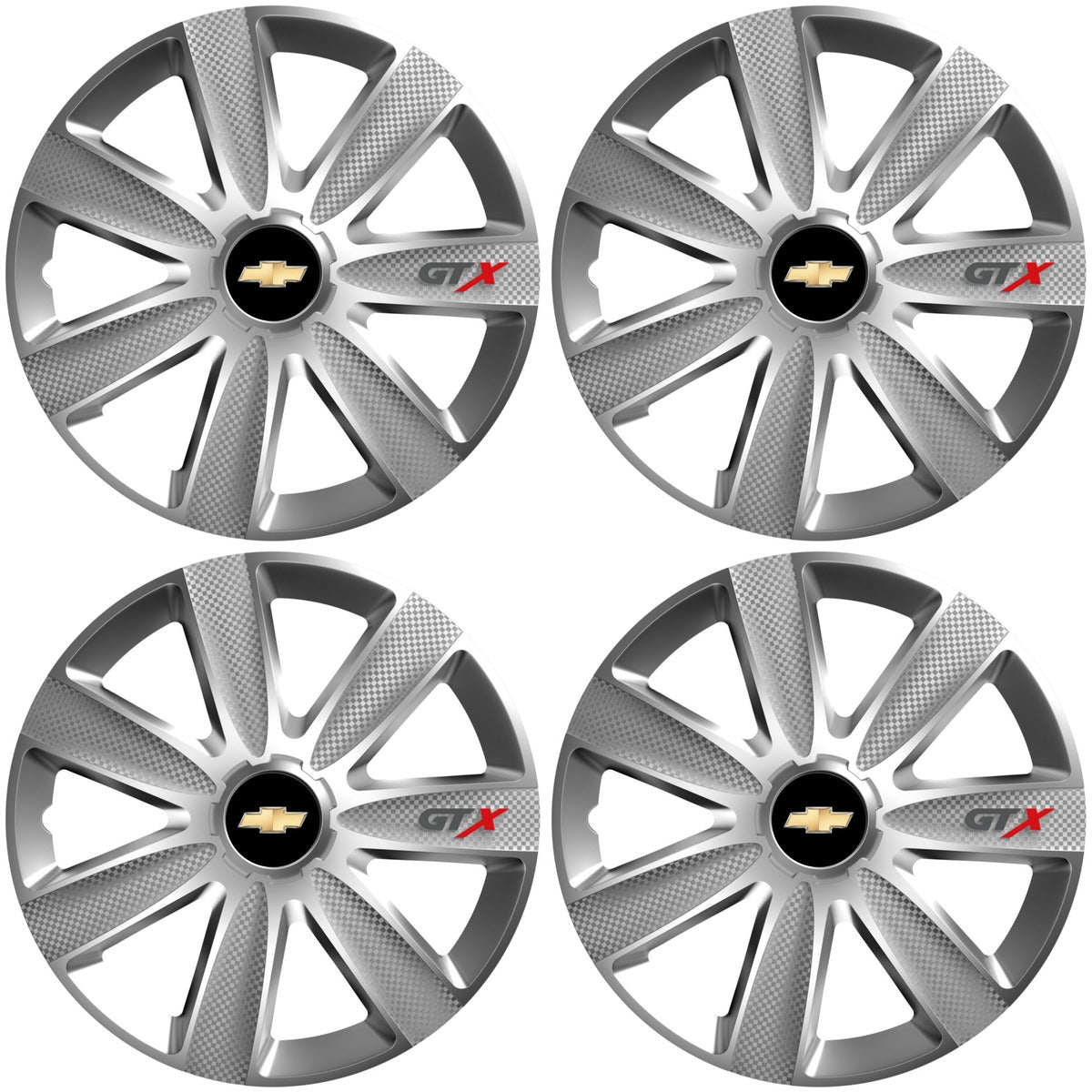 Set 4 Capace Roti GTX Gri R16, Pentru Chevrolet