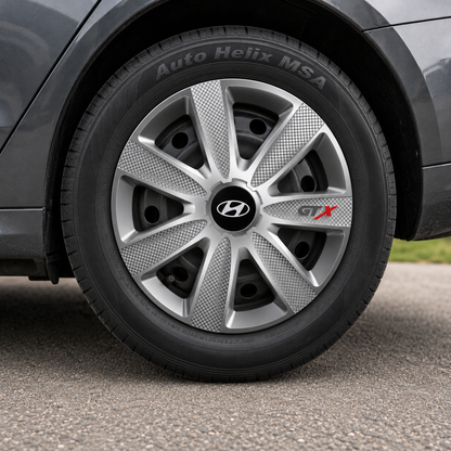 Set 4 Capace Roti GTX Gri R16, Pentru Hyundai