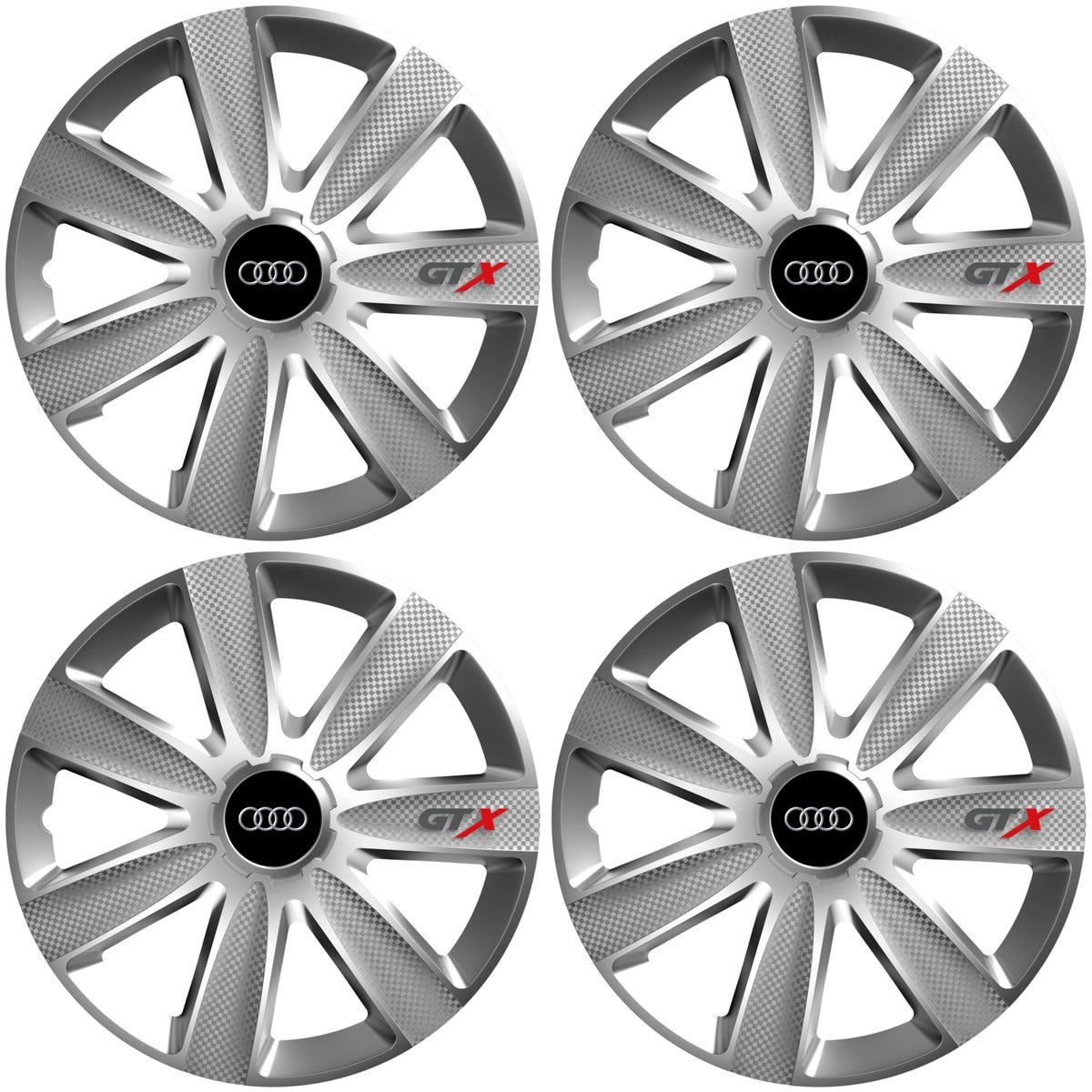 Set 4 Capace Roti GTX Gri R17, Pentru Audi