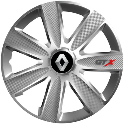 Set 4 Capace Roti GTX Gri R17, Pentru Renault